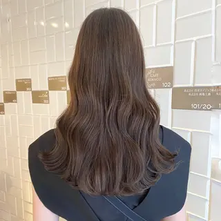 ロング カラー アオイ🩵暖色 /まろやかカラーのヘアスタイル