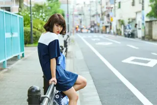 ミディアム オーストヘアージジ所属・TAI透明カラー 柔らかい縮毛矯正のヘアスタイル