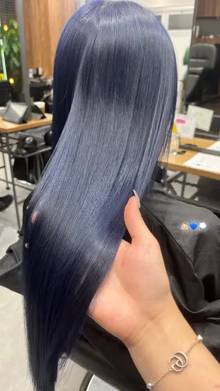 ロング RIO🩶NEXT/ エクステ/ハイトーンのヘアスタイル
