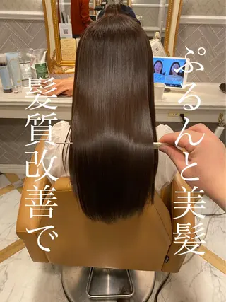 ロング カラー 💎巻ける縮毛矯正/ 艶髪💎石渕智也のヘアスタイル