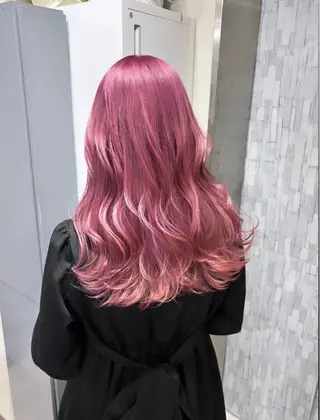 ロング 🐶カラー特化🌈 池袋/ハイトーン/陸のヘアスタイル