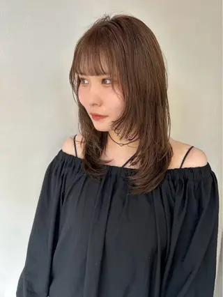 セミロング 🌝秦 美羽🌝のヘアスタイル