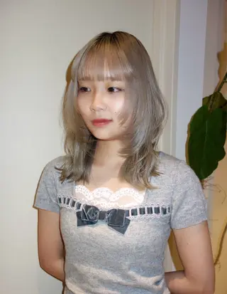 ロング clear of hair LiT店所属・及川 遥/レイヤー/ カットモデルのヘアスタイル
