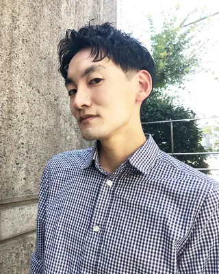パーマ ヘアアレンジ メンズ ainico+所属・メンズ特化✂️栗原 侑也のヘアスタイル