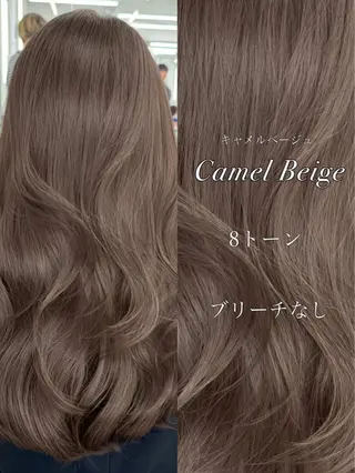 ロング カラー 顔まわりの神様✨ 透明感カラー藤嶋秀幸のヘアスタイル