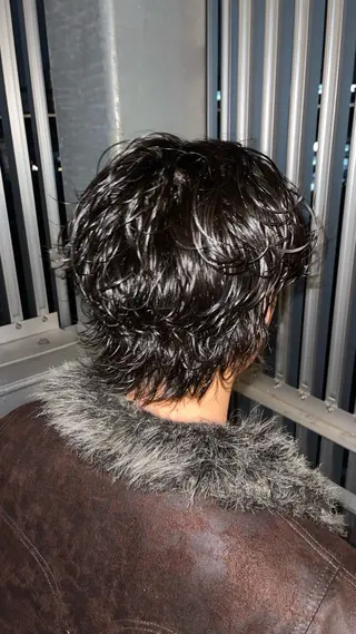 パーマ メンズ 小鹿 大翔のヘアスタイル