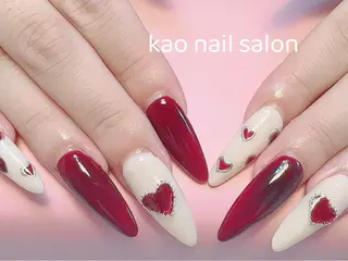 ネイル kao nail マグネット/長さだしのネイルデザイン