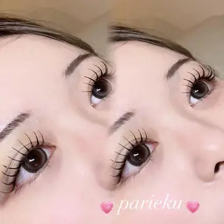 マツエク・マツパ Mell Yuuna ♡パリエク /束感のマツエク・マツパデザイン