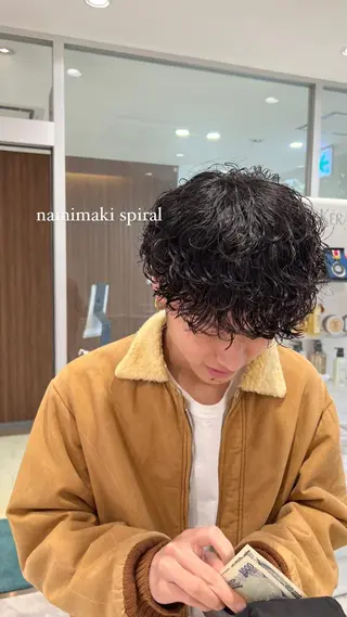 ショート パーマ メンズ メンズ/韓国レイヤー /縮毛矯正/📍爽太のヘアスタイル