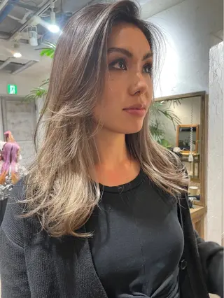 ロング カラー 新宿/髪質改善 艶カラー👶Renaのヘアスタイル