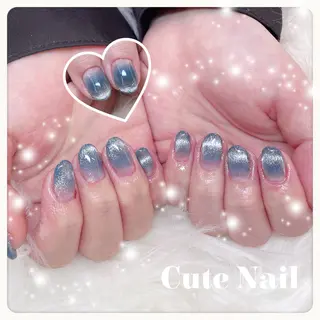 ネイル GO TODAY SHAiRE SALON原宿 Liber所属・️🫧もこ 艶感ネイル🫧のネイルデザイン