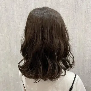 ミディアム カラー 🫧透け感⋆艶髪💎 山口アヤカのヘアスタイル