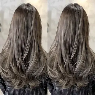 ロング シールエクステ/ ダブルカラー/茉央のヘアスタイル