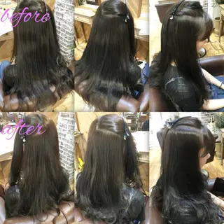 ロング パーマ ブリーチ縮毛矯正/ デサキ ショウヘイのヘアスタイル