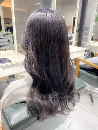 ロング カラー ヘアアレンジ 𝐑𝐈𝐍𝐊𝐀 🐣🩷のヘアスタイル