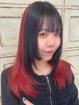 セミロング カラー RorriM natsuのヘアスタイル