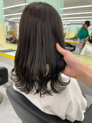 セミロング I S所属・🌿透明感カラー 縮毛矯正✨かずきのヘアスタイル