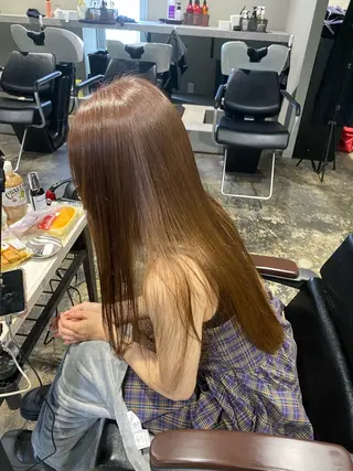 カラー ハッシュカット レイヤー/ juriのヘアスタイル