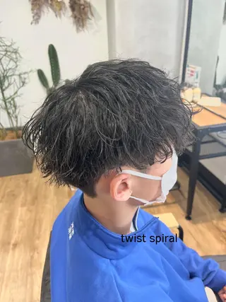 ミディアム パーマ メンズ メンズカット/パーマ Yoshiのヘアスタイル