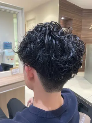 ショート パーマ メンズ 韓国ヘアメイク🎀/ 縮毛矯正✨山本媛香のヘアスタイル