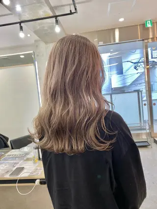 セミロング カラー ヘアアレンジ 小顔カット/艶 カラー特化♡MIHOのヘアスタイル