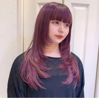 ミディアム 🤍aimi🤍 ウルフ/韓国ヘアのヘアスタイル