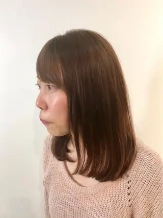 ミディアム パーマ 永井 悠大のヘアスタイル