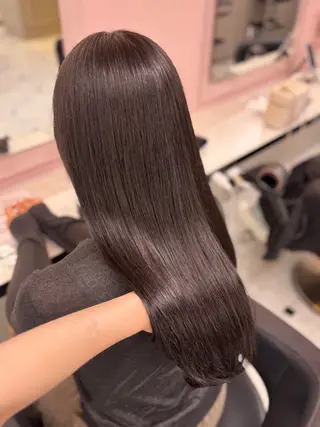 ロング カラー 💙ハイトーン韓国風 色白ヘア💙manaのヘアスタイル