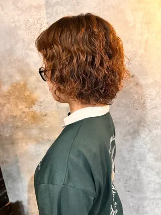 ミディアム パーマ iB HAiR所属・【モデル募集中】 nojiのヘアスタイル