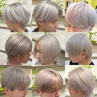 カラー 西村 遼馬のヘアスタイル