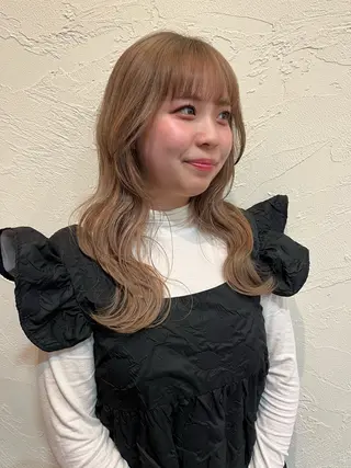 ロング カラー そね こまちのヘアスタイル