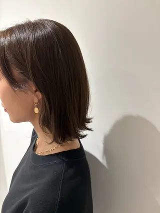 カラー オリーブヘア🫒/ ハイライト/志賀のヘアスタイル