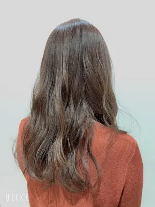 ロング カラー パーマ エンドウ　ミノリ🤎 /半個室/レイヤーのヘアスタイル