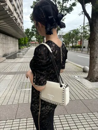 ヘアアレンジ kana🍃newi 京橋/透明感カラーのヘアスタイル