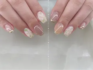 ネイル 神田 ココナッツのネイルデザイン