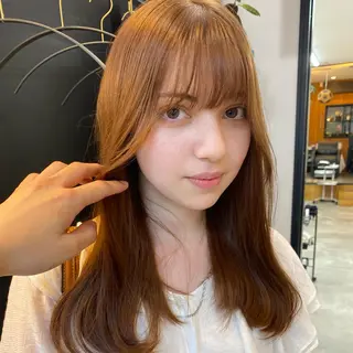 ロング カラー ダウンパーマ 【sity.ザイク】のヘアスタイル