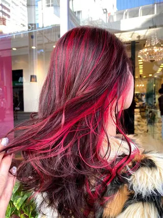 セミロング カラー mori  by little所属・デザインカラー✨新倉 佑奈のヘアスタイル