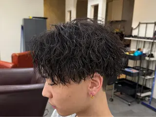 パーマ メンズ パーマ／京都駅 ／メンズ/藤井　翔のヘアスタイル