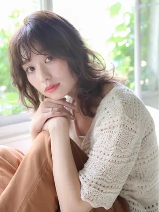 セミロング カラー パーマ ヘアアレンジ メンズパーマ特化🔥 ツイスパ/シャドウのヘアスタイル