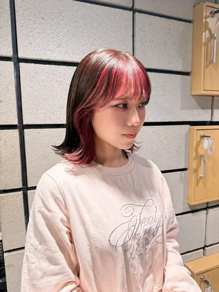 ショート カラー NANAMI🩵 大人可愛い韓国ヘアのヘアスタイル