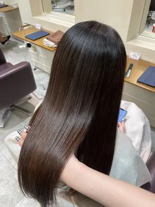 ロング 本城 紗良のヘアスタイル