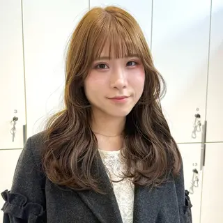 セミロング レイヤー/艶カラー /パーマ💚千琴のヘアスタイル