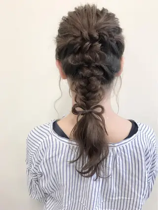 ロング ヘアアレンジ 沢田 瞳のヘアスタイル