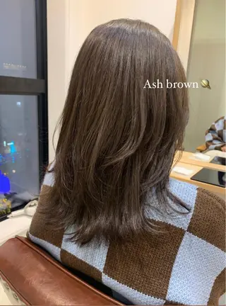 ミディアム natsu/梅田 /透明感/艶髪のヘアスタイル