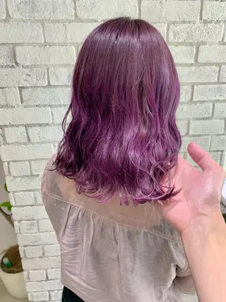 ミディアム カラー パーマ ヘアアレンジ filo byFeria渋谷所属・縮毛矯正/美髪 髪質改善/石田幸輔のヘアスタイル