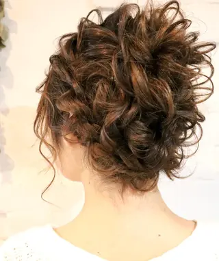 ロング まつパ・ヘアセット ♡Chinami♡のマツエク・マツパデザイン