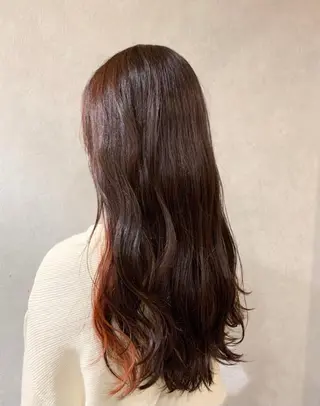 ロング カラー 似合わせカット/ 艶カラー/いらみなのヘアスタイル