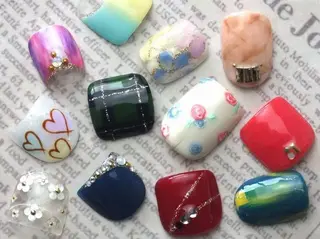 ネイル ネイルPetit Ribbonのネイルデザイン