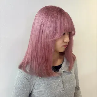 セミロング カラー Ren. 🦋デザインカラーのヘアスタイル