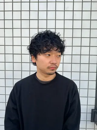 パーマ メンズ 似合わせカット /パーマ岡本淳平のヘアスタイル